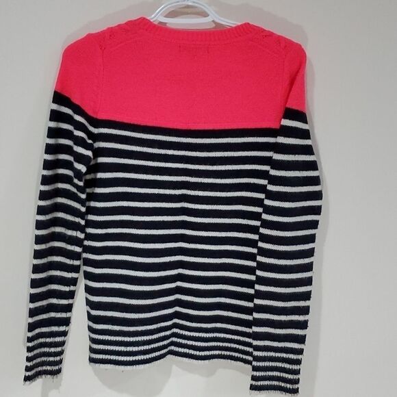 Gap small pink and black striped sweater - Picture 5 of 5